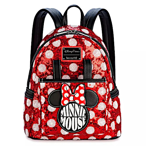 EXCLUSIVE DROP: Loungefly Disney Parks Minnie Mouse Sequin Polka Dot Mini Backpack - 1/15/24