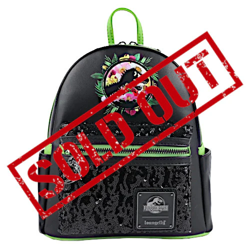 EXCLUSIVE DROP: Loungefly Jurassic Park Sequin Floral Mini Backpack - 10/19/22