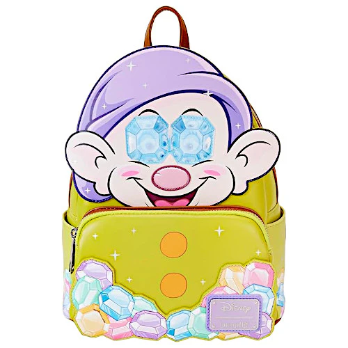 EXCLUSIVE RESTOCK: Loungefly Snow White Diamond Dopey Mini Backpack - 7/2/24