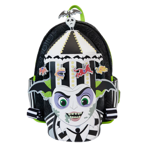 Loungefly Beetlejuice Carousel Hat Light Up Cosplay Mini Backpack