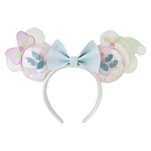 Loungefly Mickey & Minnie Mouse Pastel Snowman Ear Headband