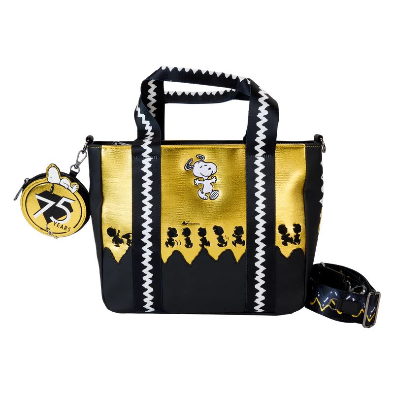 Loungefly Peanuts Gang Tote Bag With Coin Pouch