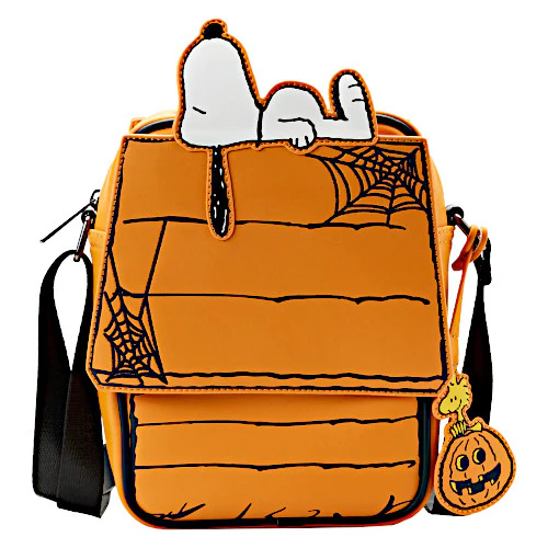 Loungefly Peanuts Great Pumpkin Snoopy Doghouse Crossbody Bag